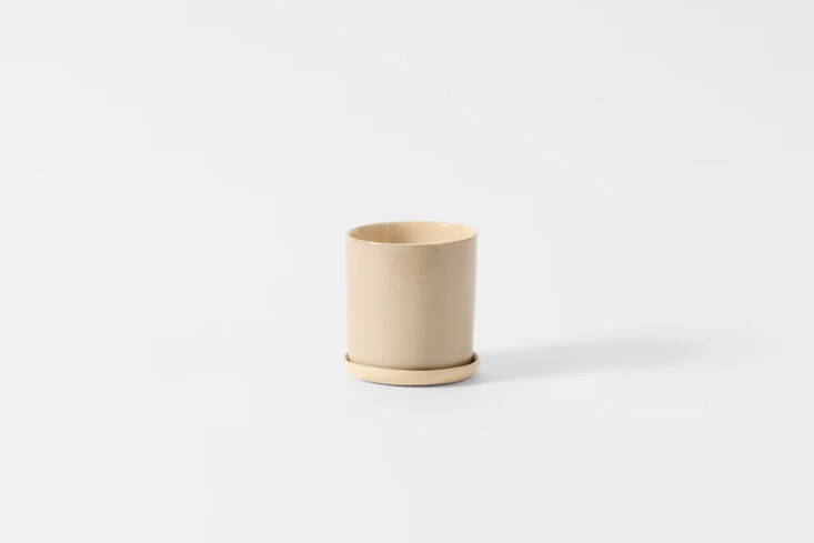 Brickett Davda Taupe Herb Pot