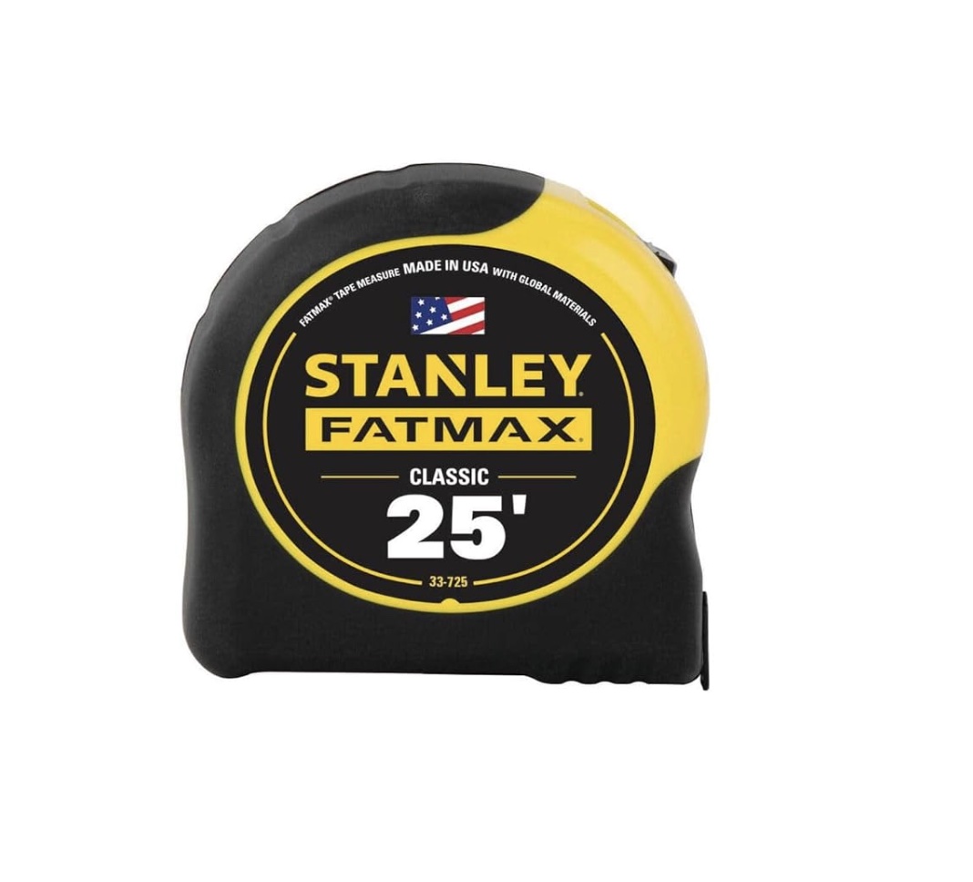 Stanley Fatmax Μέτρηση ταινίας με κίτρινο και μαύρο σώμα