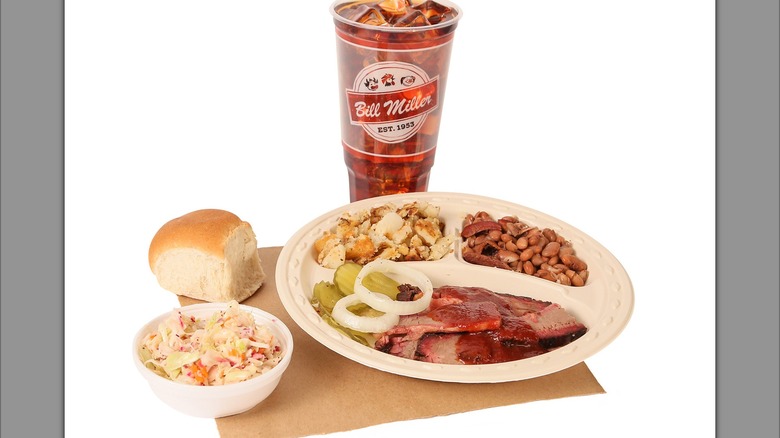 Bill Miller Bar-BQ Combo Meal