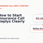 How to Start Insurance Call Replys Clearly