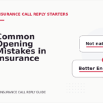 Common Opening Mistakes in Insurance Call Replys