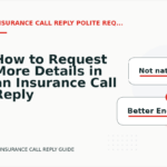 How to Request More Details in an Insurance Call Reply
