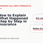How to Explain What Happened Step by Step in Insurance Call Reply English