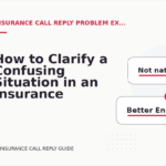 How to Clarify a Confusing Situation in an Insurance Call Reply